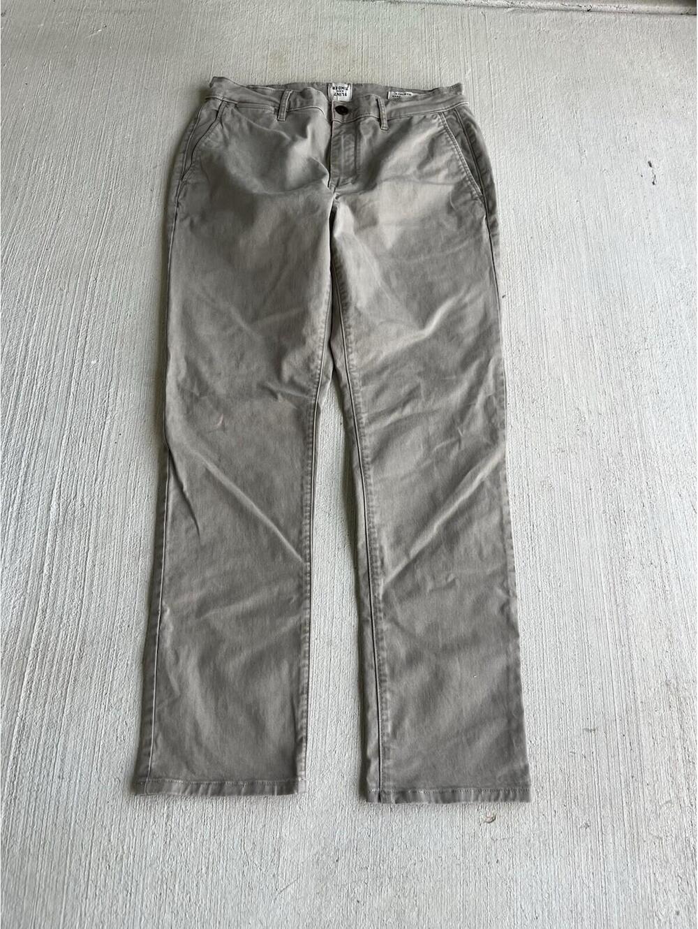 Flint and Tinder Athletic Tapered Fit Chinos Grey 31x30